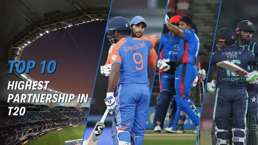 Top 10 des plus grandes associations en T20 (Mise à jour 2026)