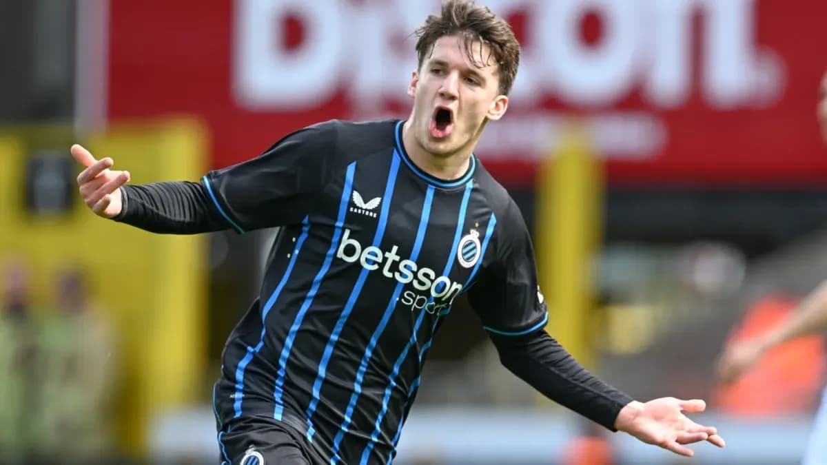 Découvrez Christos Tzolis, la nouvelle pépite d'Arsenal qui a brillé en Ligue des Champions avec le Club Bruges