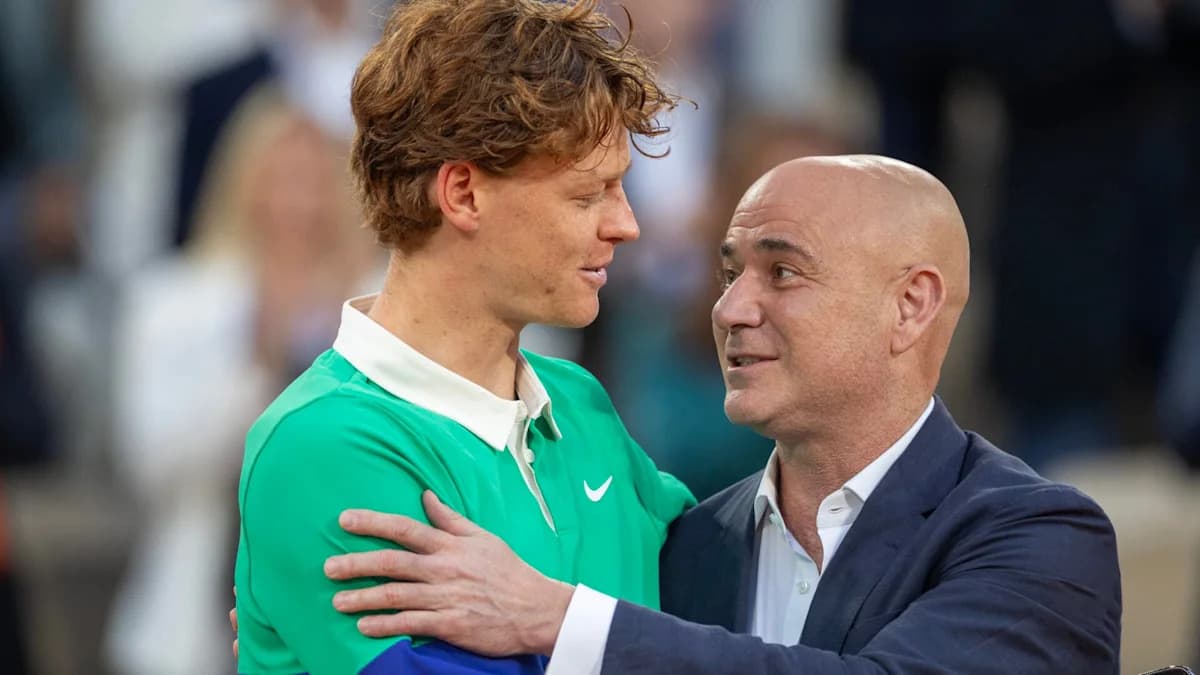Magnus Norman, nouvel entraîneur de Jannik Sinner, et sa rivalité avec Andre Agassi en 2000