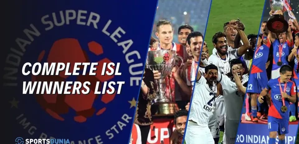Palmarès complet de l'ISL : tous les champions de la Super League indienne