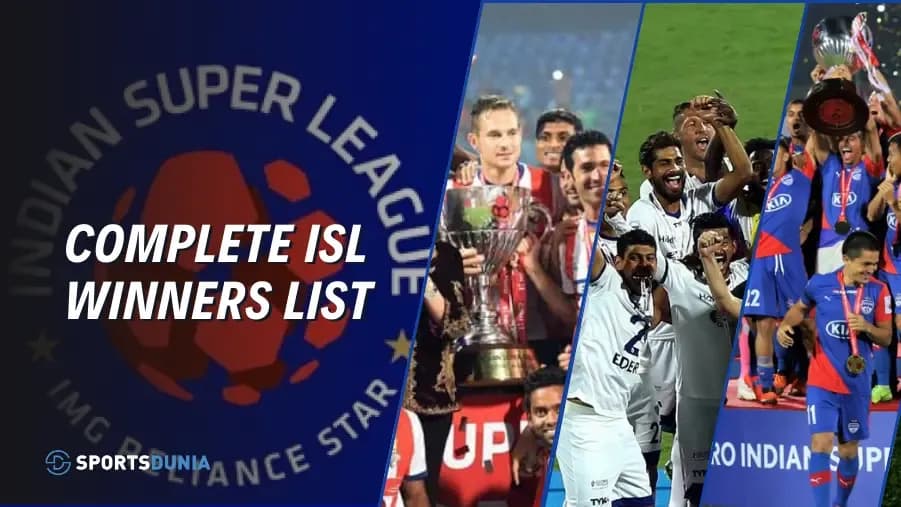 Palmarès complet de l'ISL : tous les champions de la Super League indienne