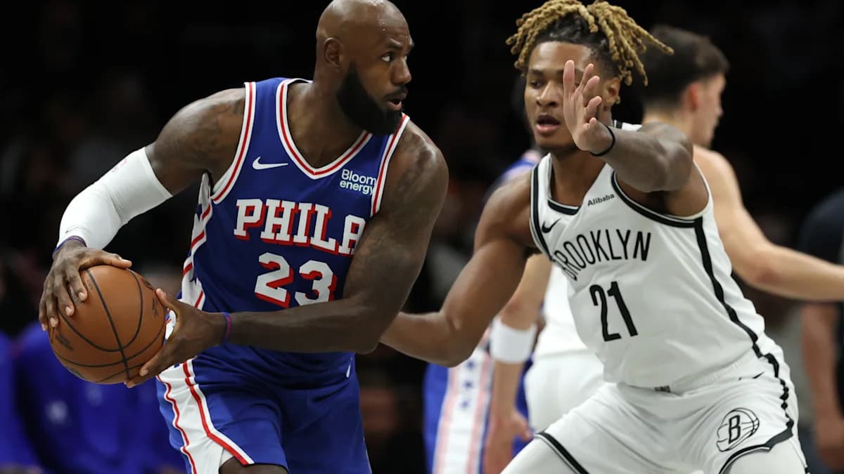 LeBron James prend les commandes du jeu des 76ers lors de leurs débuts avec la nouvelle équipe étoilée