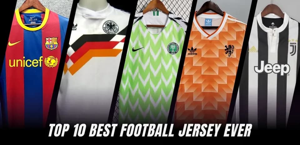 Les Meilleurs Maillots de Football de Tous les Temps : Top 10 des Maillots Légendaires