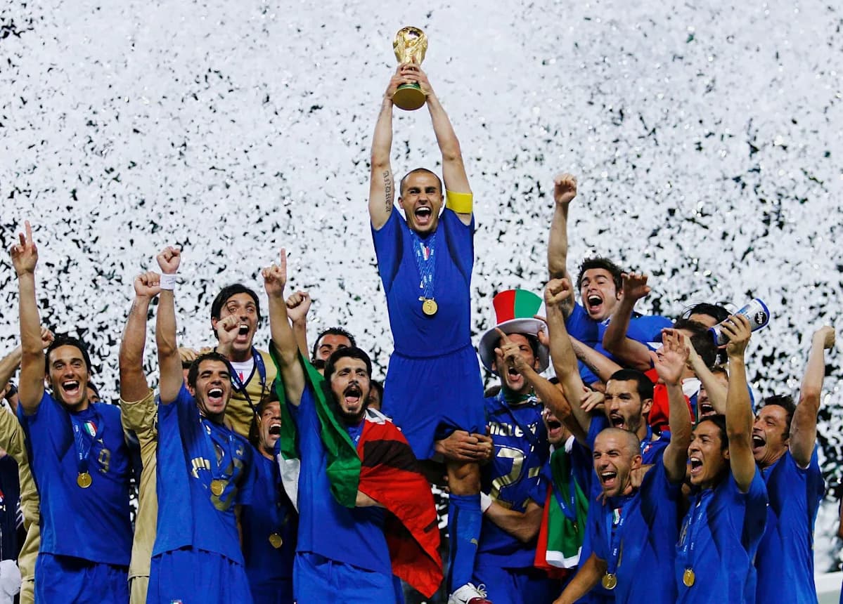 Les Champions du Monde 2006 de l’Italie se Souviennent Vingt Ans Après