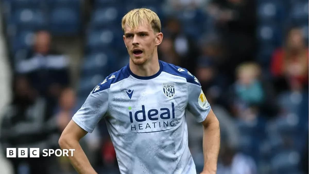 Joueur de West Bromwich Albion sur le terrain Joueur de West Bromwich Albion sur le terrain