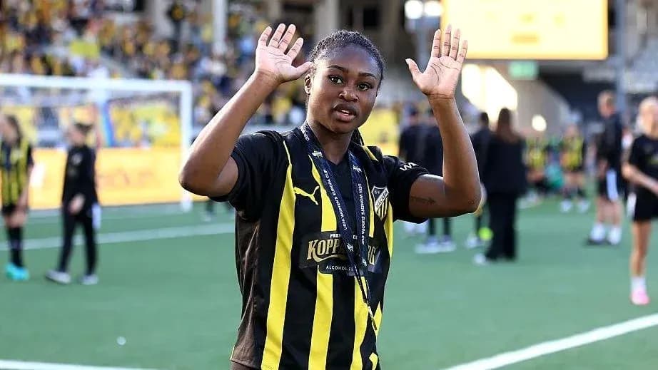 Joueuse saluant le public après un match Joueuse saluant le public après un match