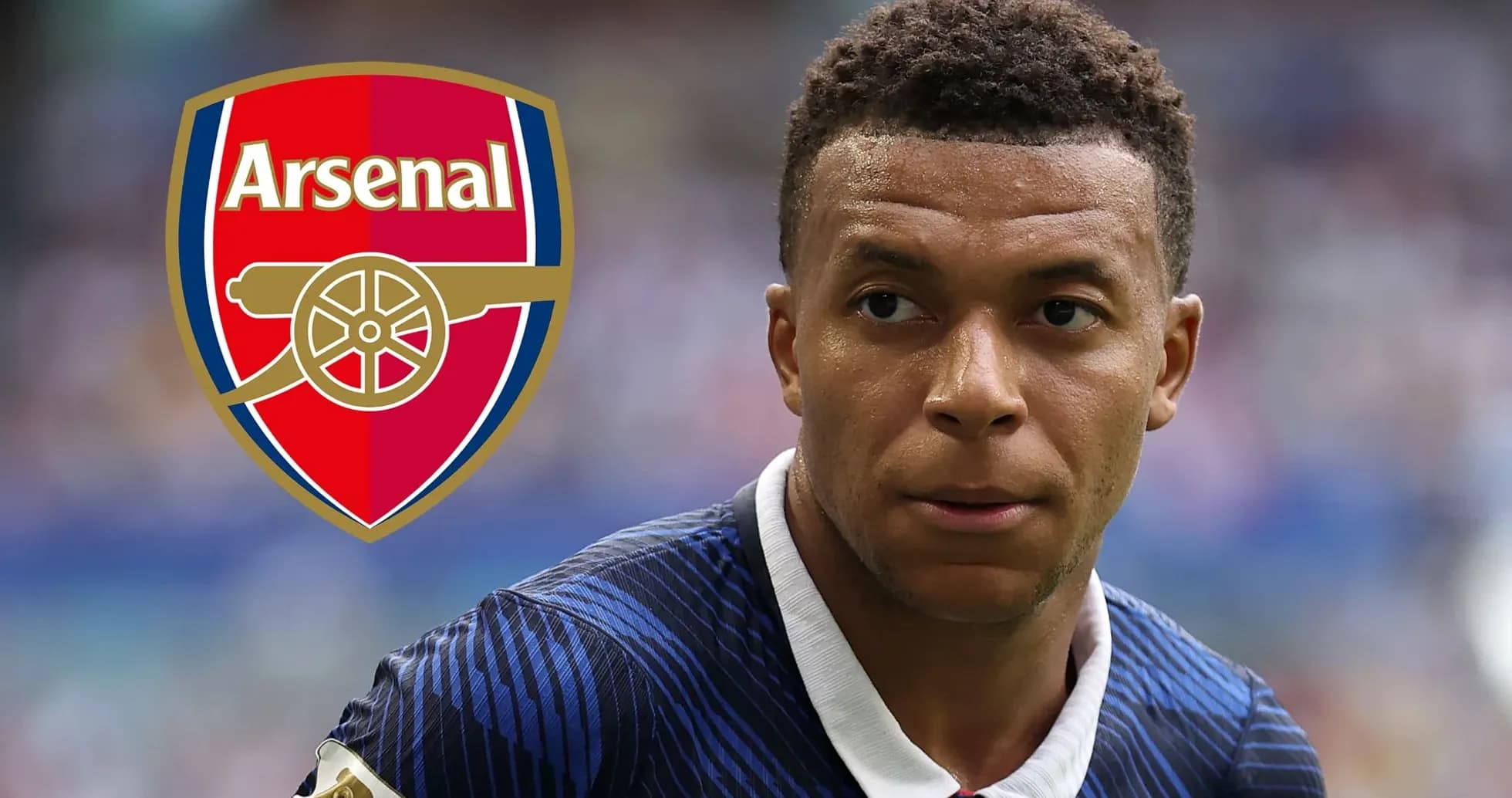 Joueur en maillot, logo Arsenal en arrière-plan Joueur en maillot, logo Arsenal en arrière-plan
