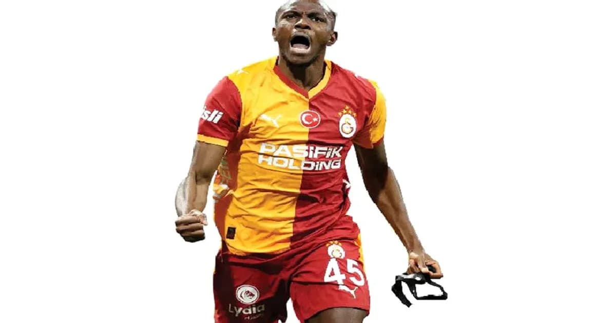 Joueur de Galatasaray célébrant un but Joueur de Galatasaray célébrant un but