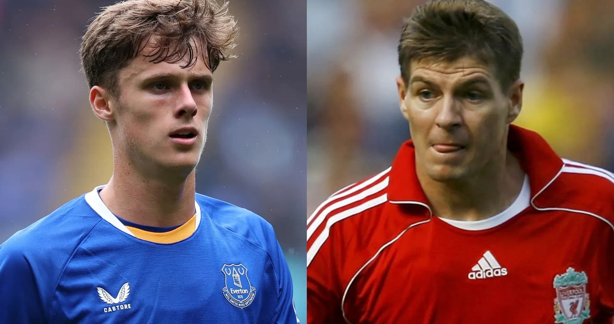 Joueur d'Everton et ancien joueur de Liverpool Joueur d'Everton et ancien joueur de Liverpool