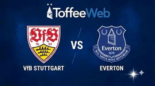 VfB Stuttgart contre Everton logo match VfB Stuttgart contre Everton logo match