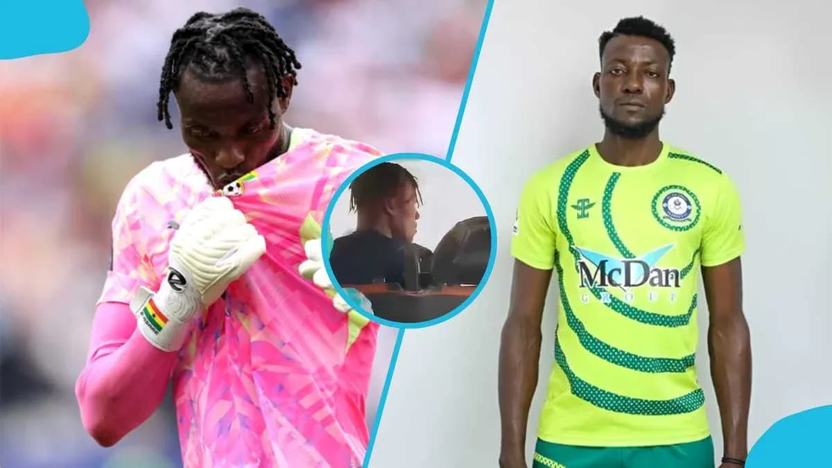 Gardien de but en uniforme rose lors du match Gardien de but en uniforme rose lors du match