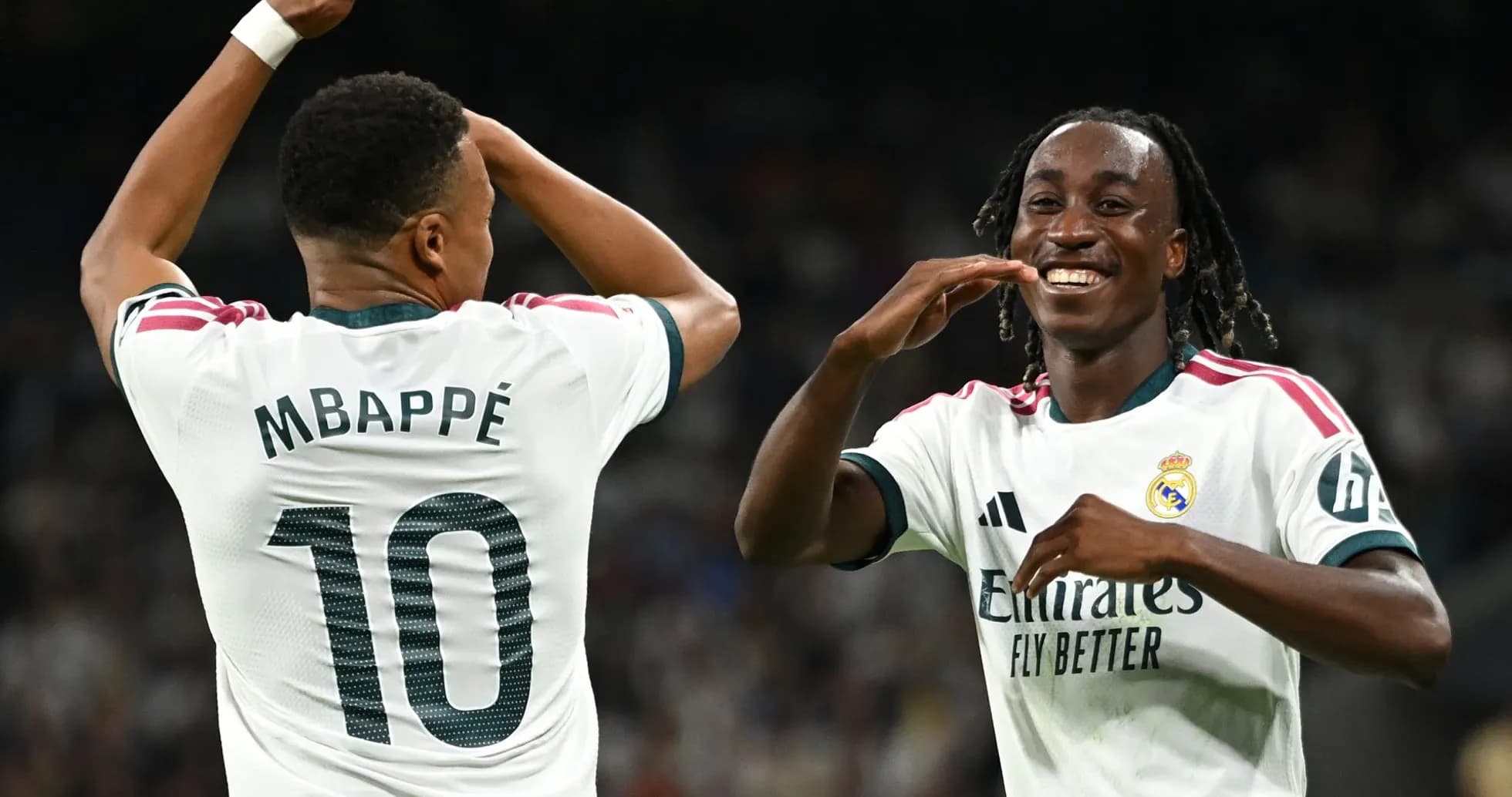 Joueurs de Madrid célébrant un but Joueurs de Madrid célébrant un but