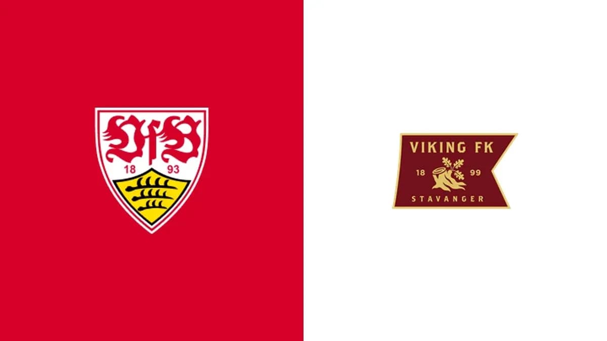 Logos de VfB Stuttgart et Viking FK Logos de VfB Stuttgart et Viking FK