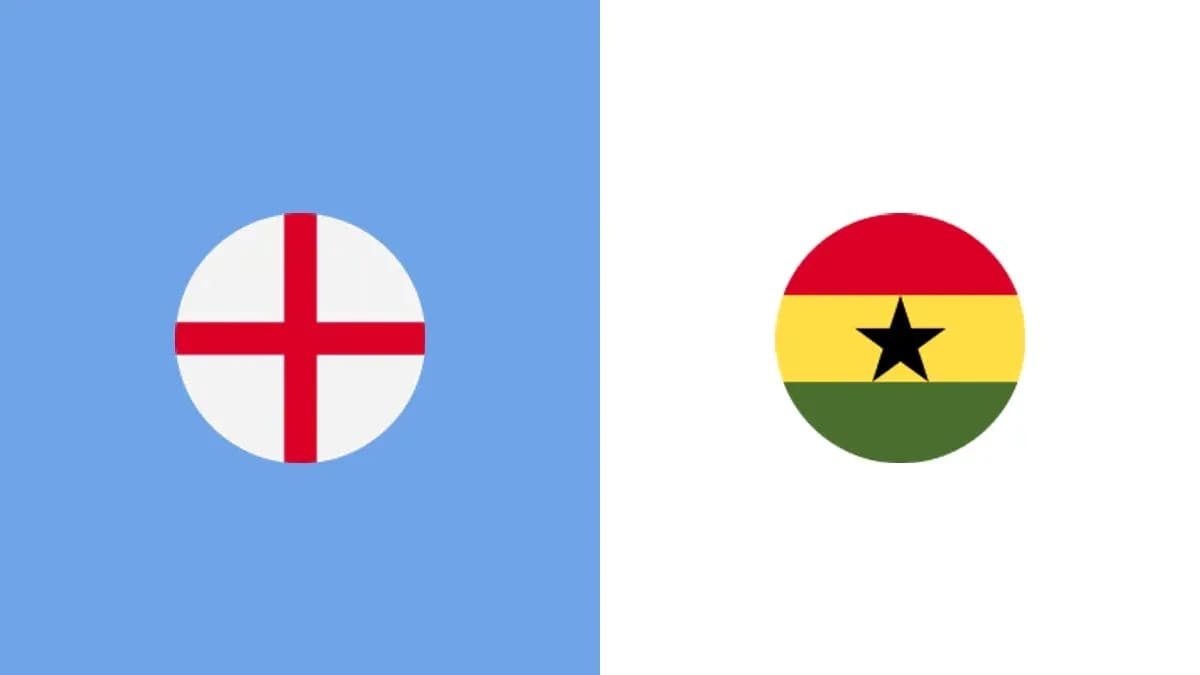 Drapeaux stylisés de l'Angleterre et du Ghana Drapeaux stylisés de l'Angleterre et du Ghana