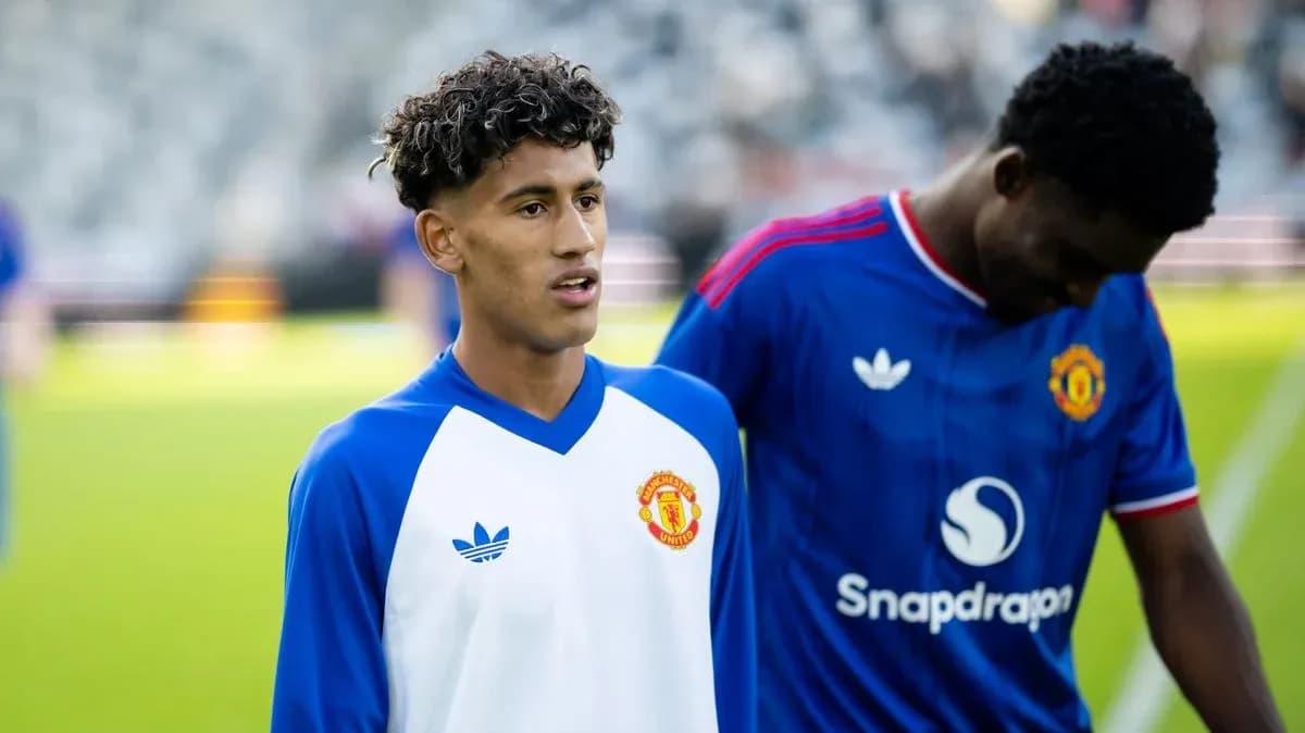 Joueurs de Manchester United lors de l'échauffement Joueurs de Manchester United lors de l'échauffement