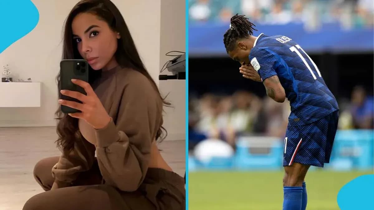 Femme prenant un selfie et joueur en action Femme prenant un selfie et joueur en action