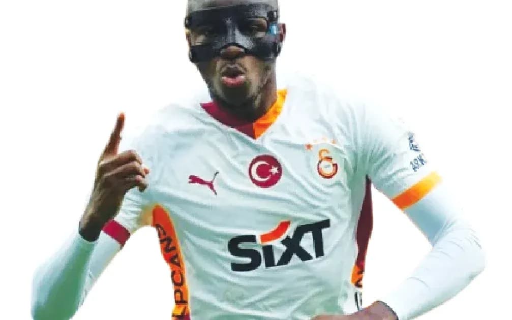 Joueur de Galatasaray célébrant un but Joueur de Galatasaray célébrant un but
