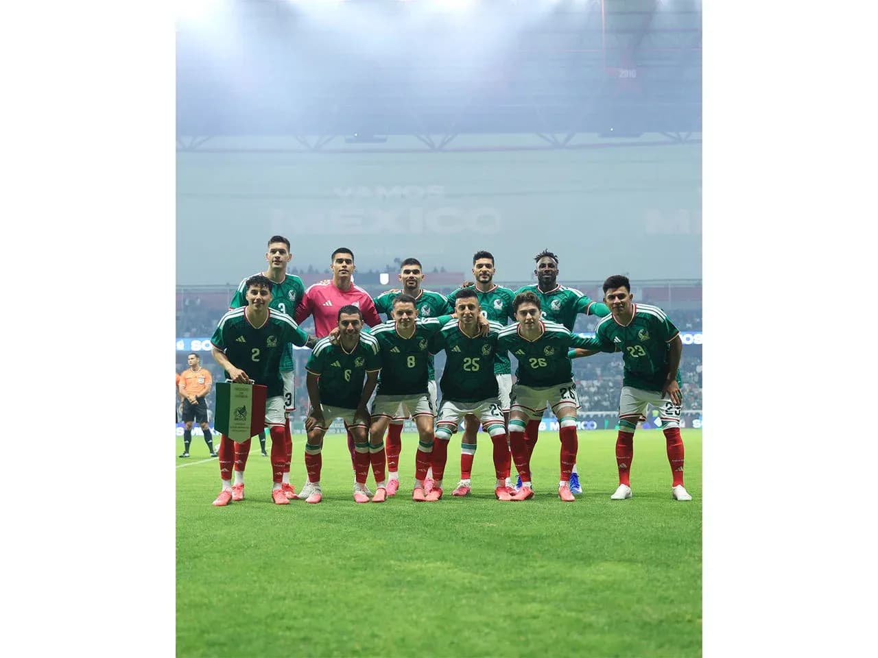 Équipe du Mexique avant le match Équipe du Mexique avant le match