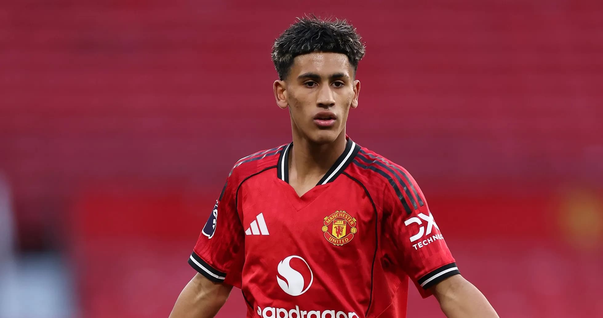 Joueur de Manchester United sur le terrain Joueur de Manchester United sur le terrain
