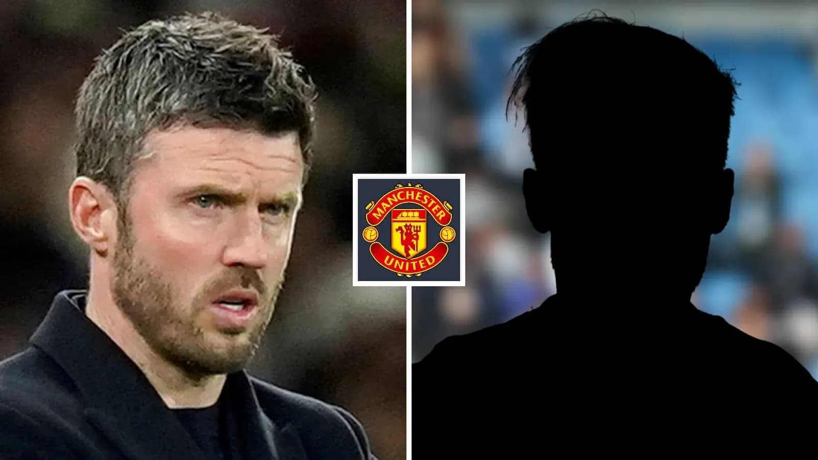 Entraîneur de Manchester United avec silhouette d'un joueur Entraîneur de Manchester United avec silhouette d'un joueur