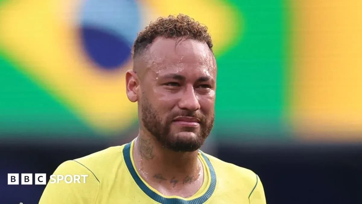 Joueur brésilien en maillot jaune après un match Joueur brésilien en maillot jaune après un match