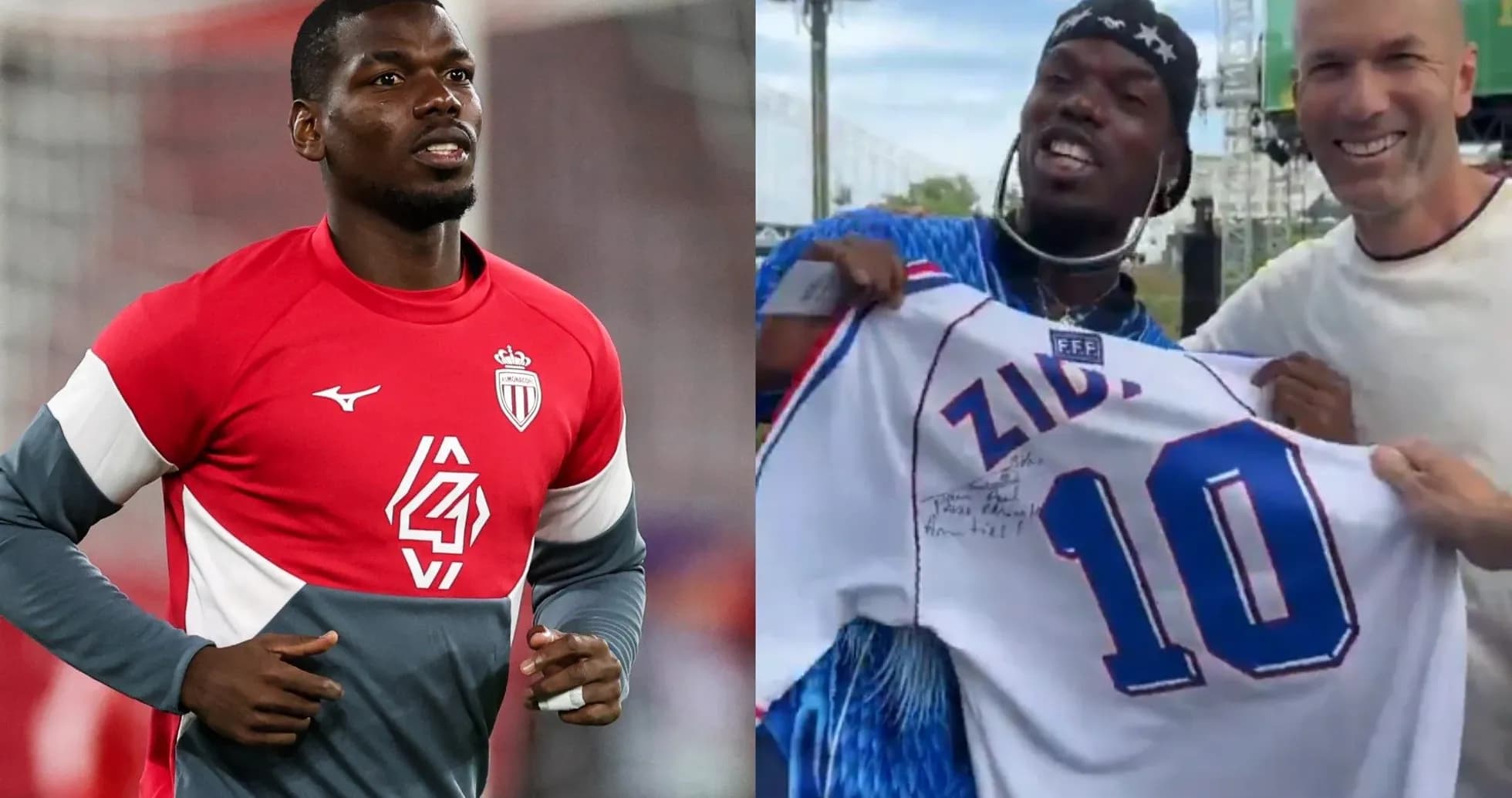 Joueur s'entraînant avec Monaco et rencontre avec Zidane Joueur s'entraînant avec Monaco et rencontre avec Zidane