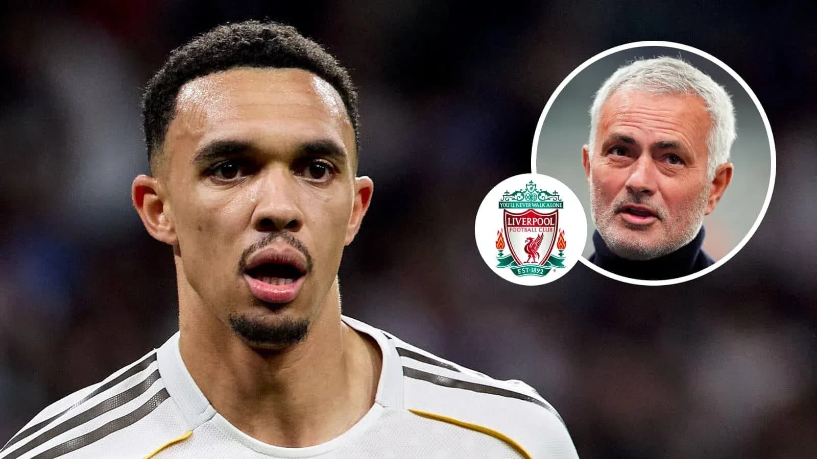 Joueur de Liverpool avec visage concentré en match Joueur de Liverpool avec visage concentré en match