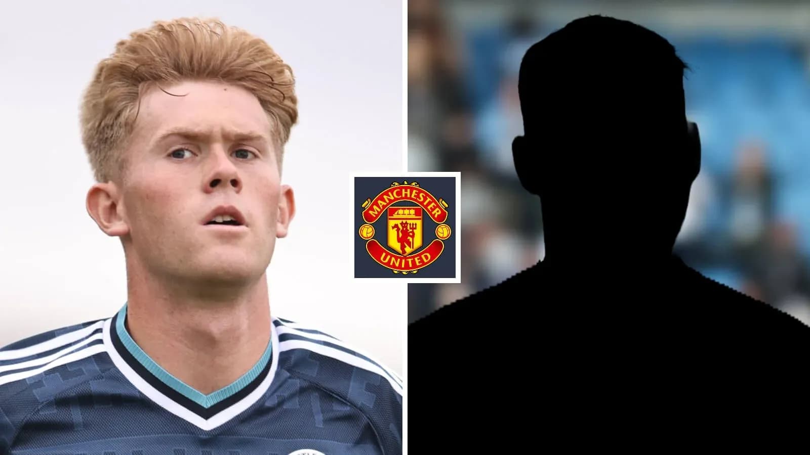 Joueur de Manchester United avec un logo du club Joueur de Manchester United avec un logo du club