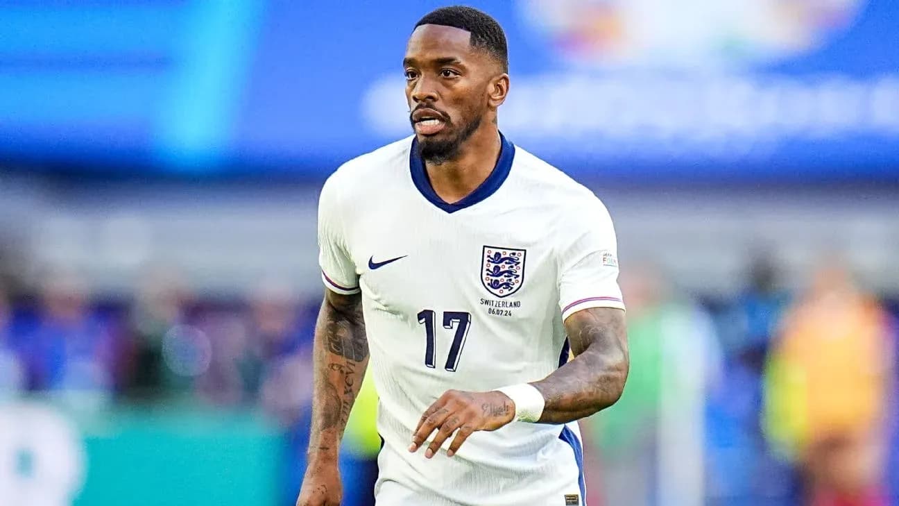 Joueur d'Angleterre en action sur le terrain Joueur d'Angleterre en action sur le terrain