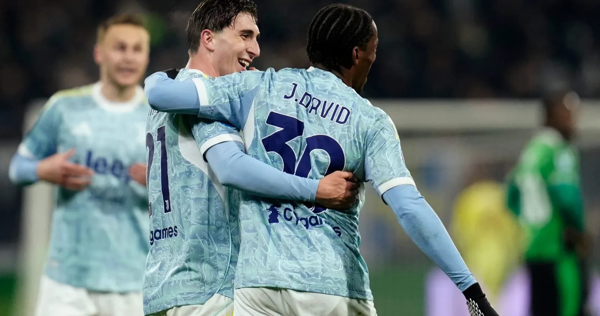 Joueurs de la Juventus célébrant un but Joueurs de la Juventus célébrant un but