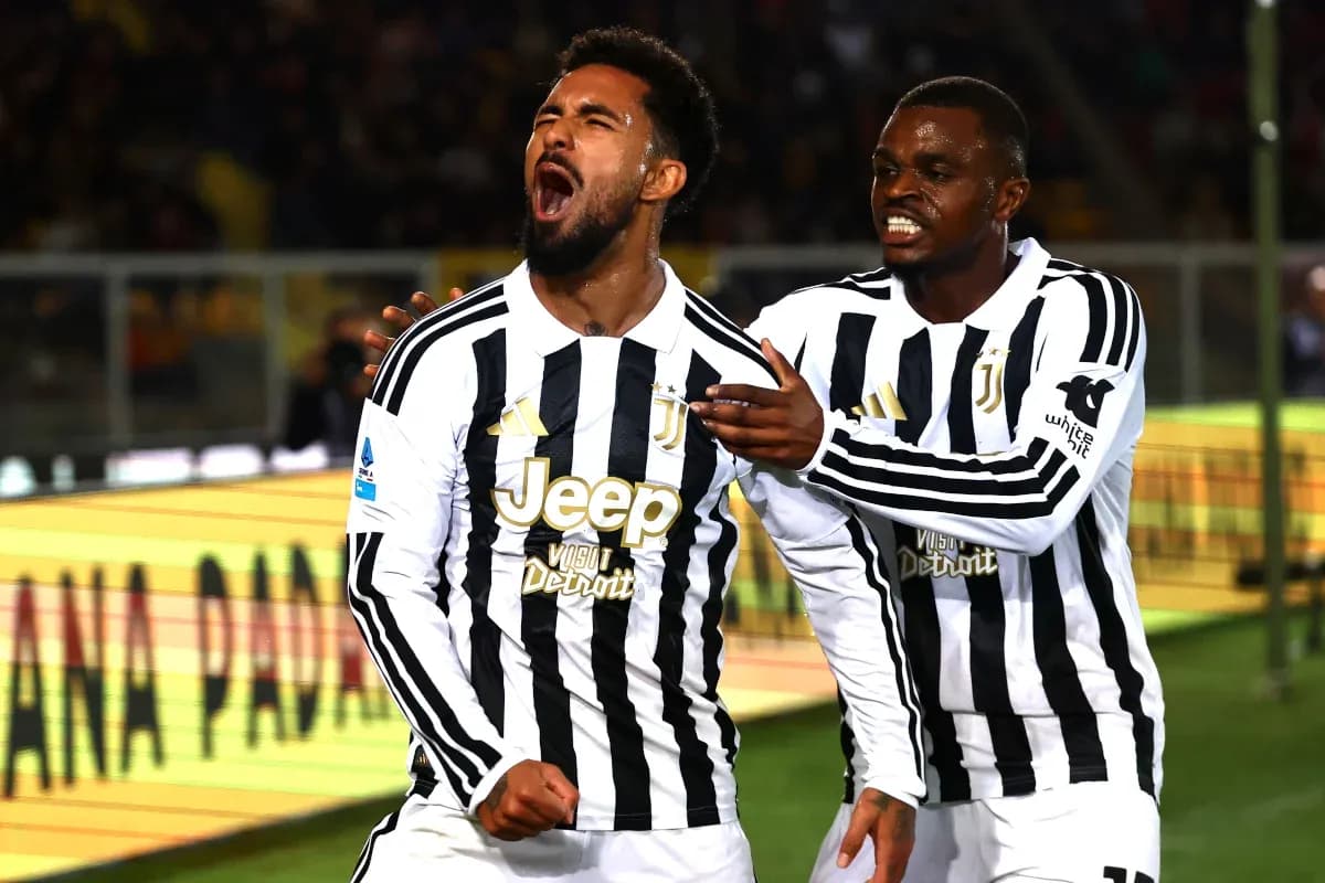 Joueurs de la Juventus célébrant un but Joueurs de la Juventus célébrant un but