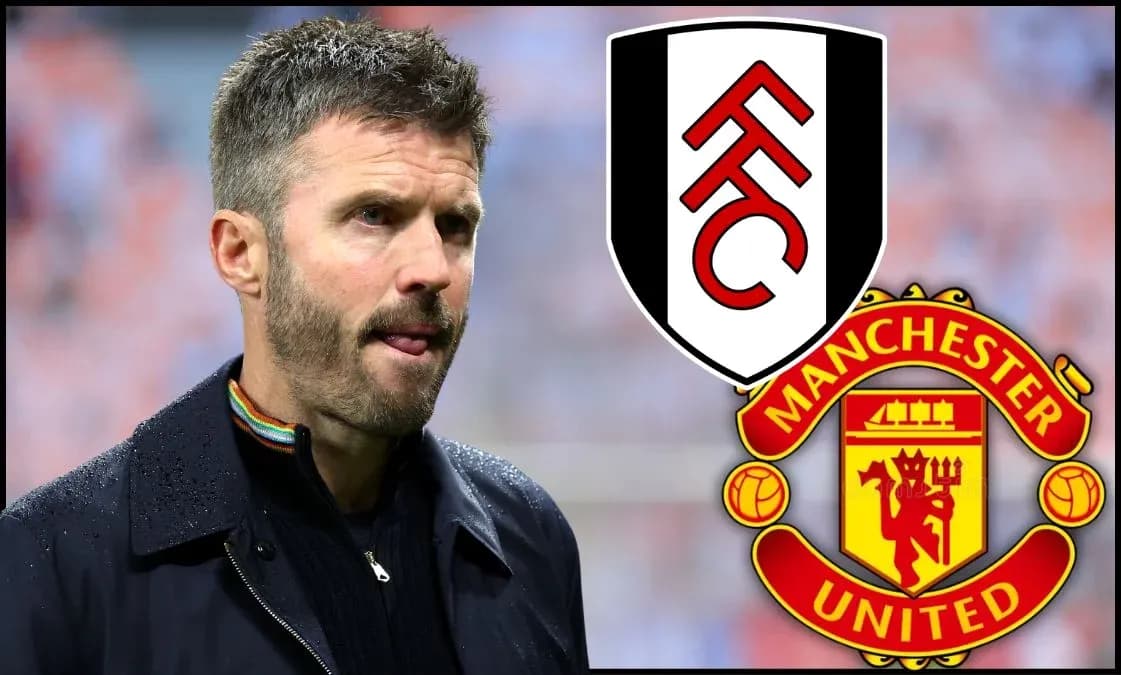 Entraîneur de Fulham avec logos de Fulham et Manchester United Entraîneur de Fulham avec logos de Fulham et Manchester United