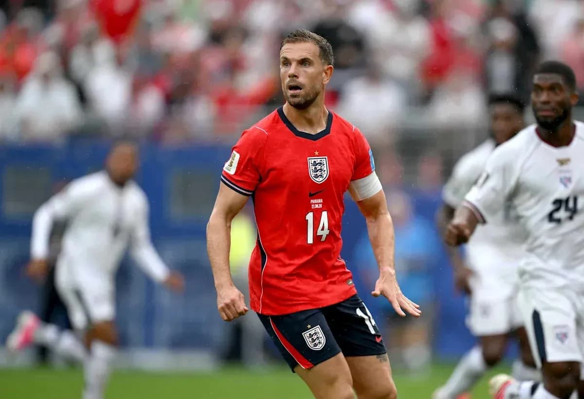 Joueur anglais en action lors d'un match Joueur anglais en action lors d'un match