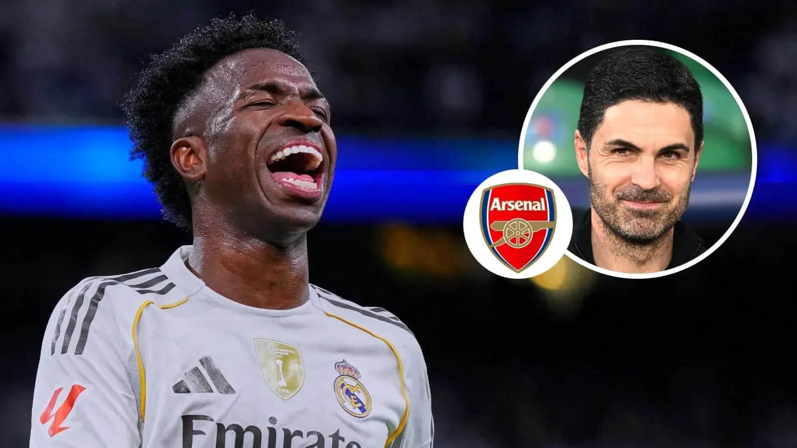 Vinícius Jr. célébrant avec le maillot du Real Madrid Vinícius Jr. célébrant avec le maillot du Real Madrid