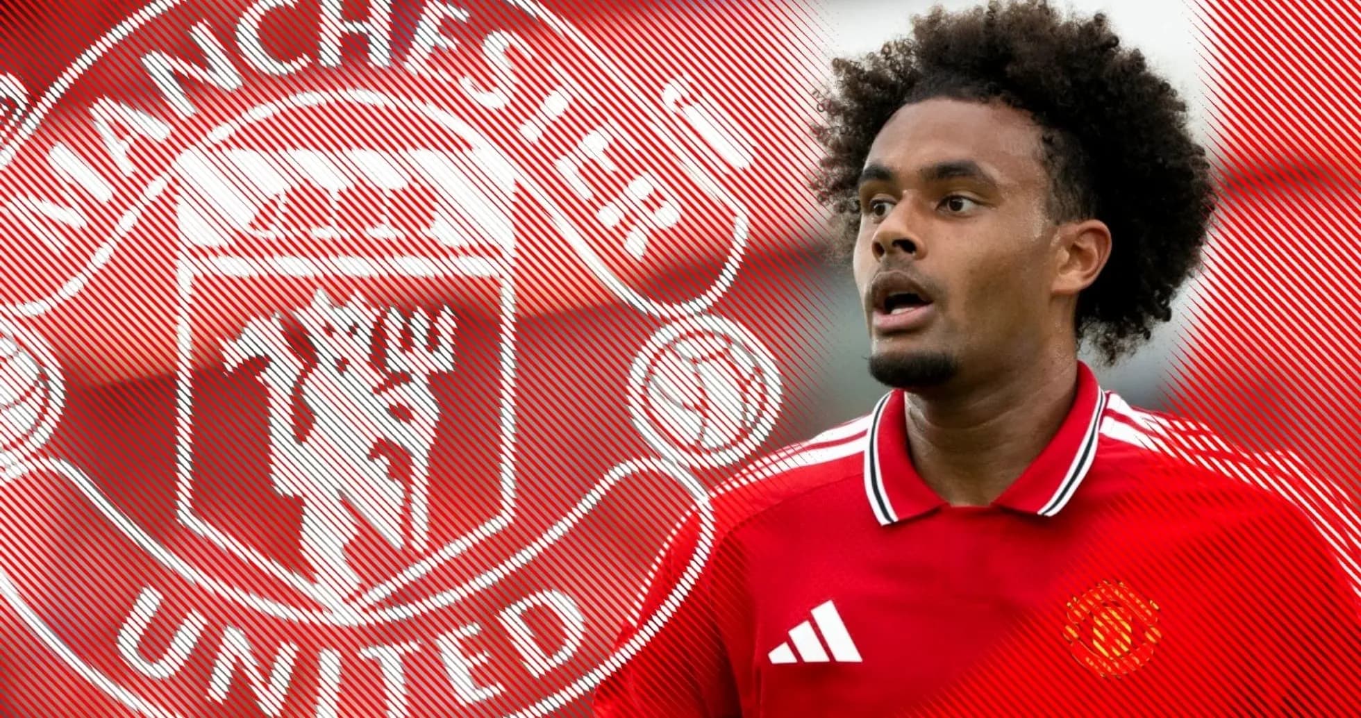 Joueur de Manchester United en tenue rouge Joueur de Manchester United en tenue rouge