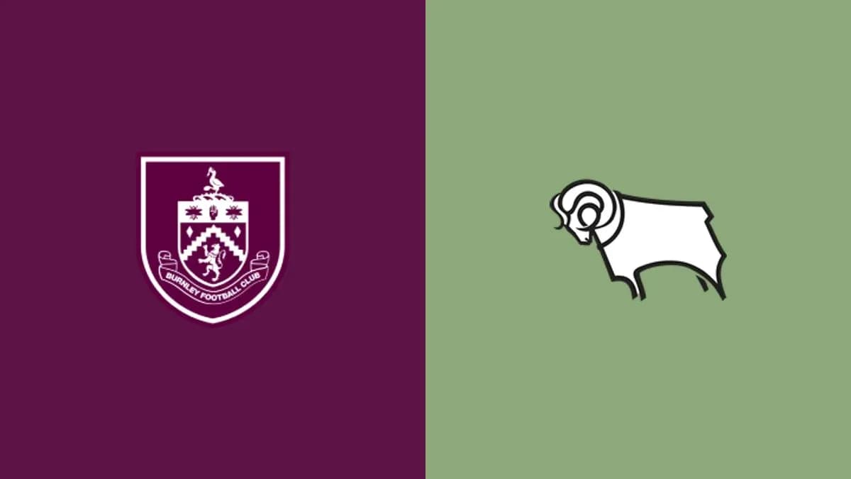 Logos de Burnley FC et Derby County Logos de Burnley FC et Derby County