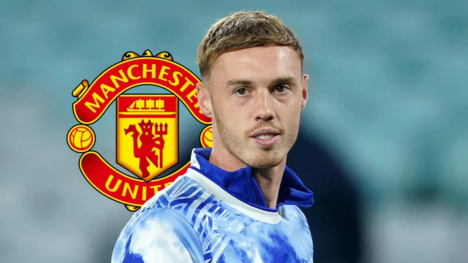 Joueur de Manchester United en tenue d'échauffement Joueur de Manchester United en tenue d'échauffement
