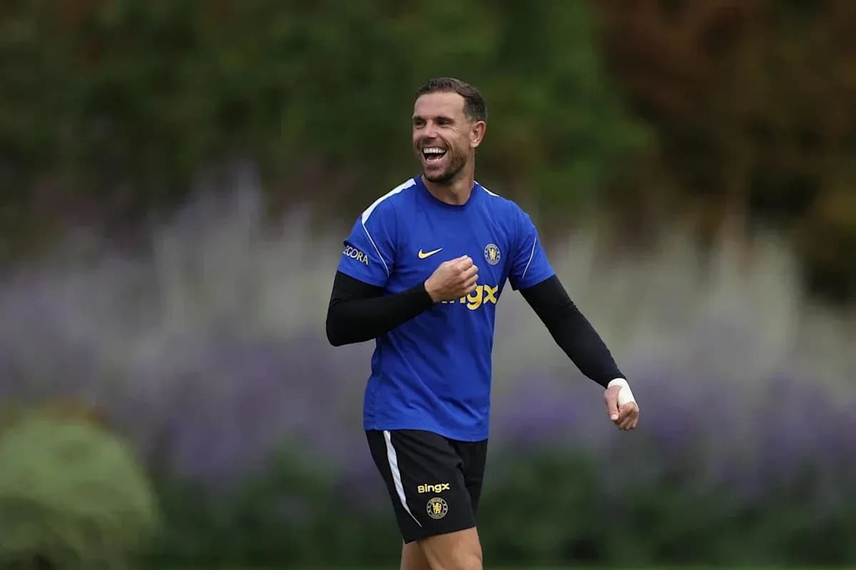 Joueur souriant lors d'une séance d'entraînement Joueur souriant lors d'une séance d'entraînement