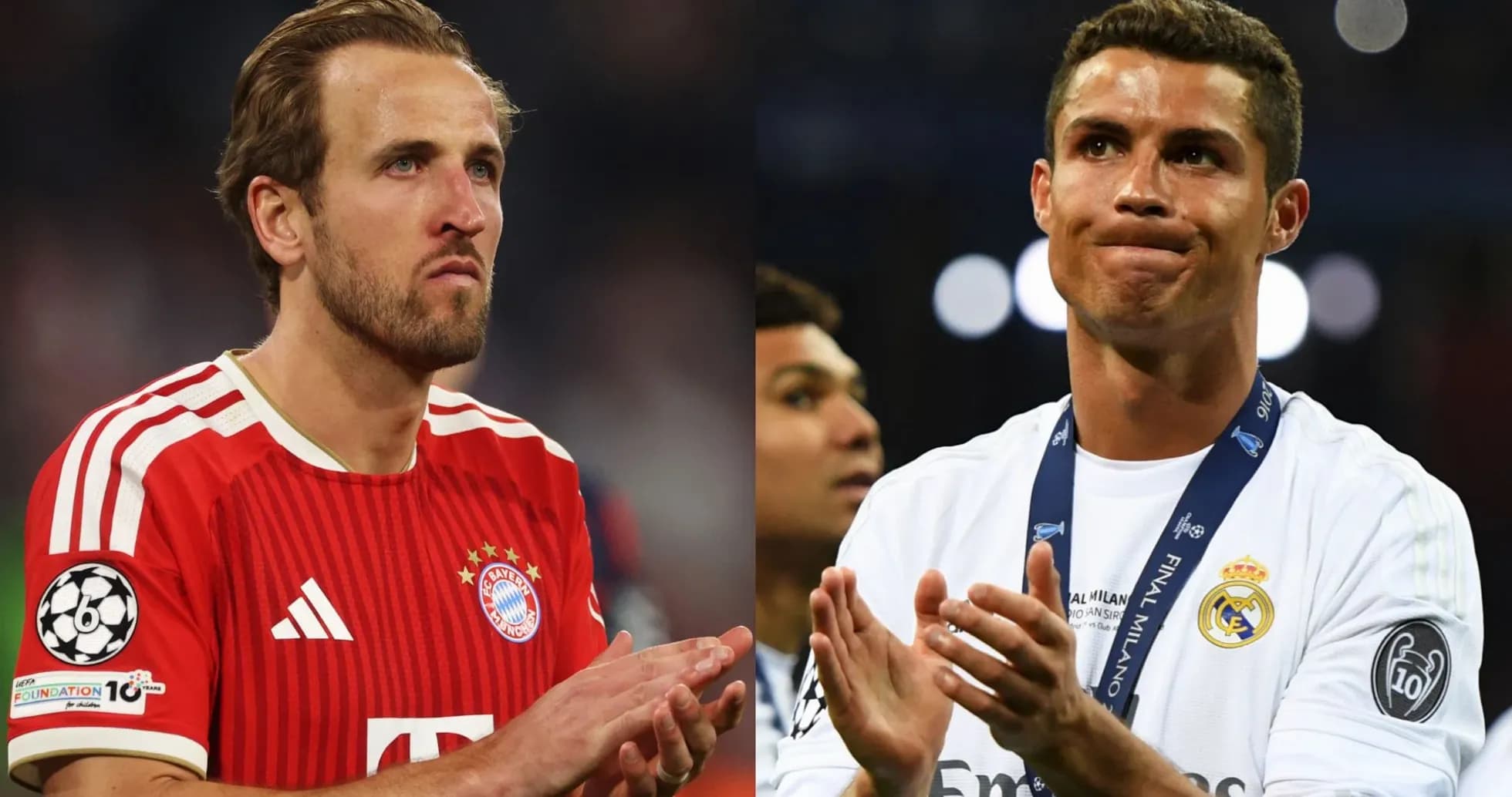 Deux joueurs applaudissant après un match de football Deux joueurs applaudissant après un match de football