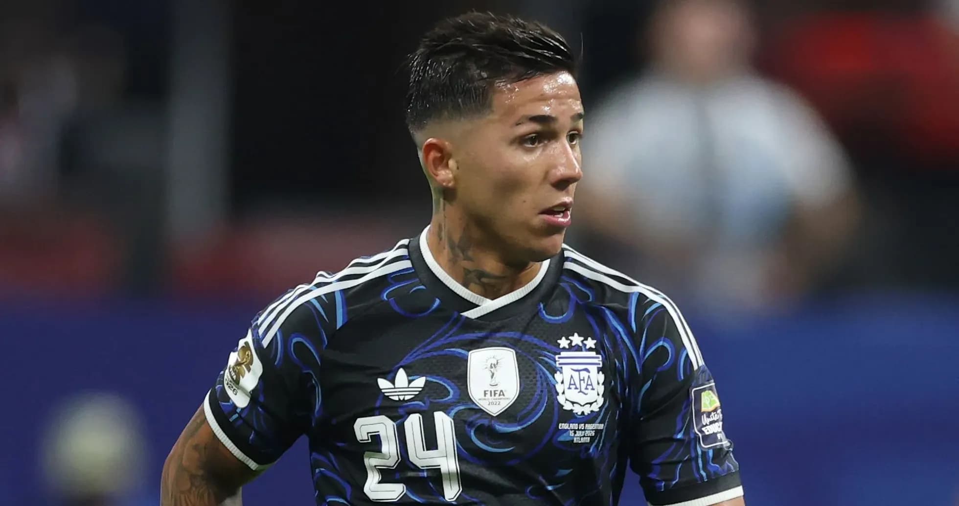Joueur argentin en maillot noir lors d'un match Joueur argentin en maillot noir lors d'un match