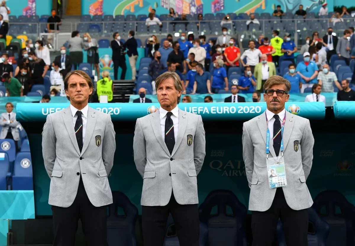 Entraîneurs d'Italie avant un match de l'Euro 2020 Entraîneurs d'Italie avant un match de l'Euro 2020