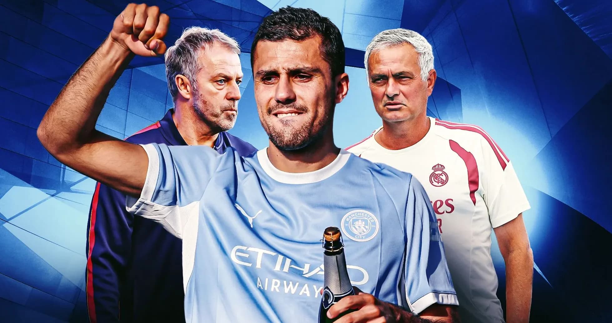 Joueur de Manchester City célébrant avec une bouteille Joueur de Manchester City célébrant avec une bouteille