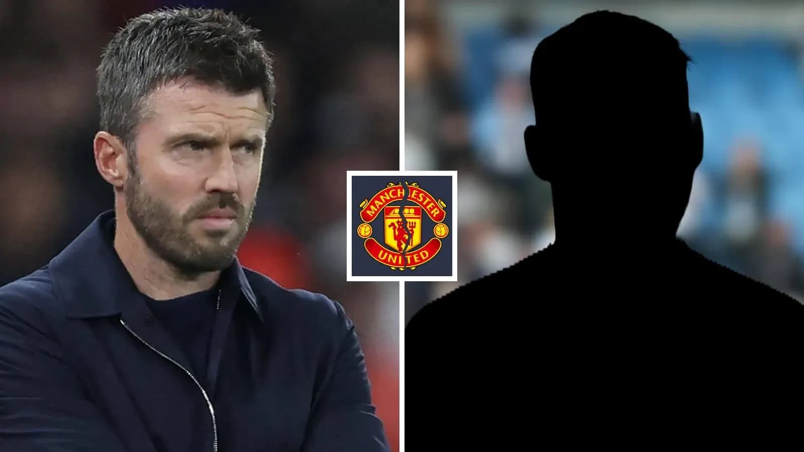 Entraîneur de Manchester United avec silhouette d'un joueur Entraîneur de Manchester United avec silhouette d'un joueur