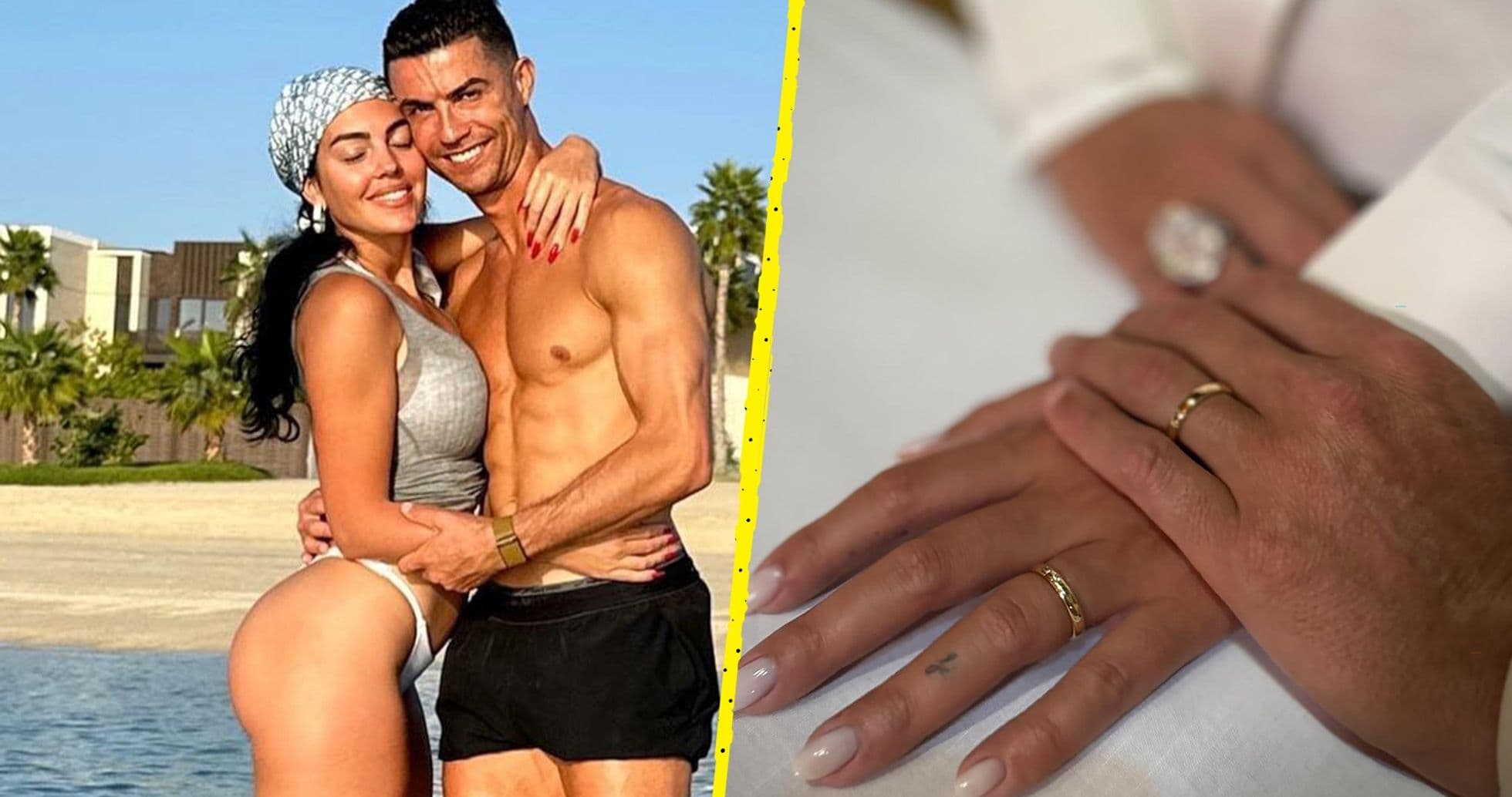 Cristiano Ronaldo officialise son mariage avec Georgina Rodríguez lors d'une cérémonie intime Cristiano Ronaldo officialise son mariage avec Georgina Rodríguez lors d'une cérémonie intime