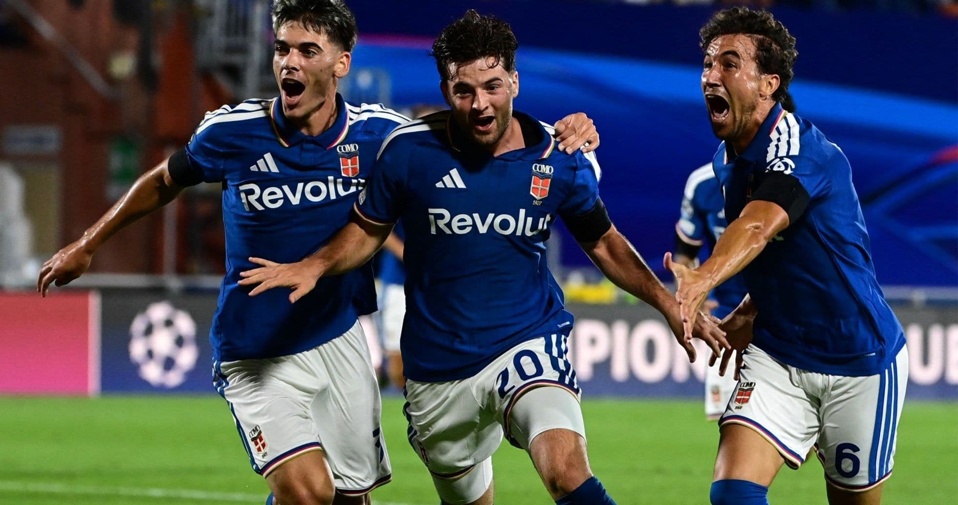 Como s'impose brillamment contre RB Leipzig pour son baptême en Ligue des Champions Como s'impose brillamment contre RB Leipzig pour son baptême en Ligue des Champions