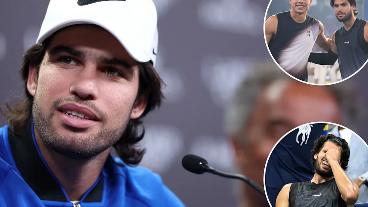Carlos Alcaraz critique la fin à 3h30 du match de l'US Open : « Trop tard » Carlos Alcaraz critique la fin à 3h30 du match de l'US Open : « Trop tard »