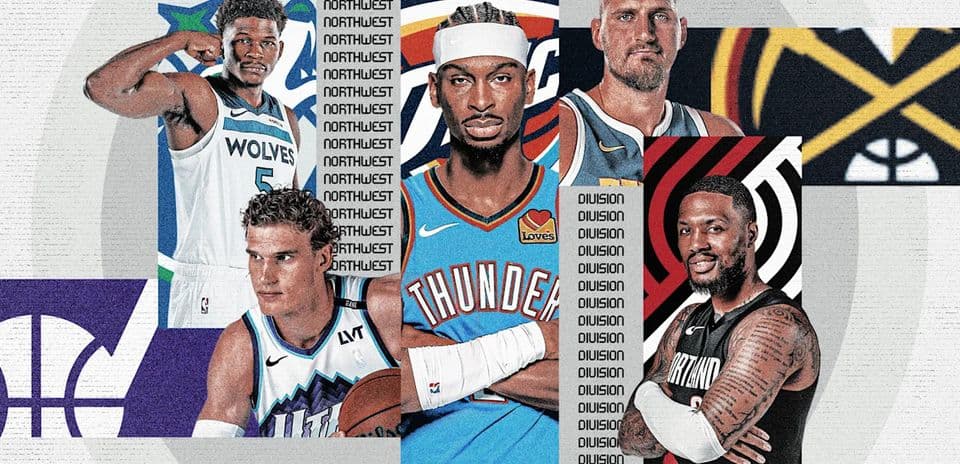 Aperçu de la saison NBA 2026-27 : Thunder, Nuggets, Timberwolves, Trail Blazers et Jazz (Division Nord-Ouest) Aperçu de la saison NBA 2026-27 : Thunder, Nuggets, Timberwolves, Trail Blazers et Jazz (Division Nord-Ouest)